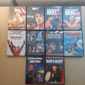 Sylvester Stallone Movies 10 Dvd Set